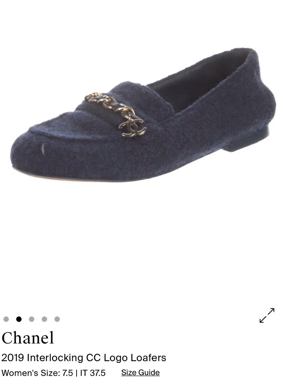 CHANEL classic navy